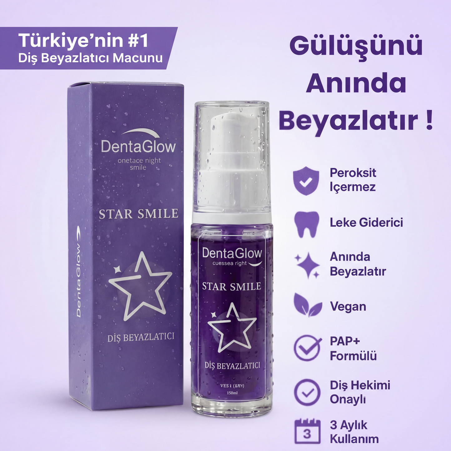 DentaSmile - Anında Beyazlatıcı Diş Macunu