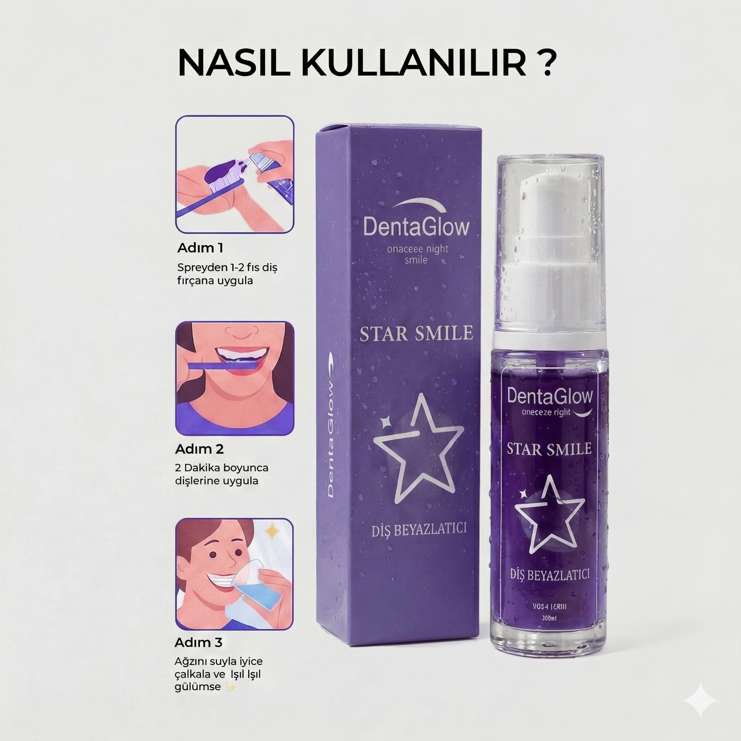 DentaSmile - Anında Beyazlatıcı Diş Macunu