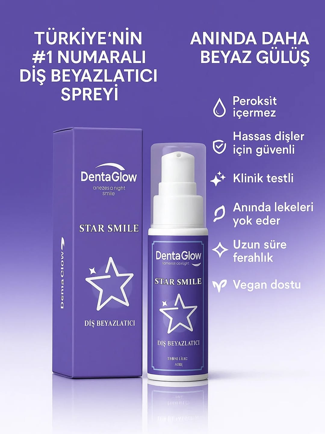 Anında Beyazlatıcı Diş Macunu